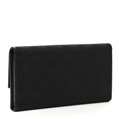 Gucci Monogram Continental Flap Wallet Black 3 of 8