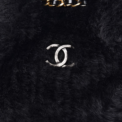 Chanel Shearling Small Gabrielle Backpack Black 11 of 11