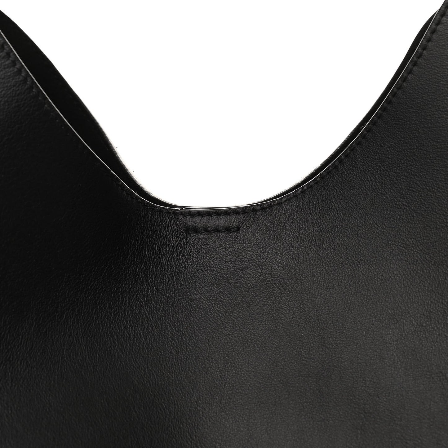 Calfskin Infinity Hobo Bag Black