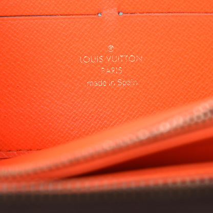 Louis Vuitton Monogram Graffiti Zippy Wallet Orange 4 of 9