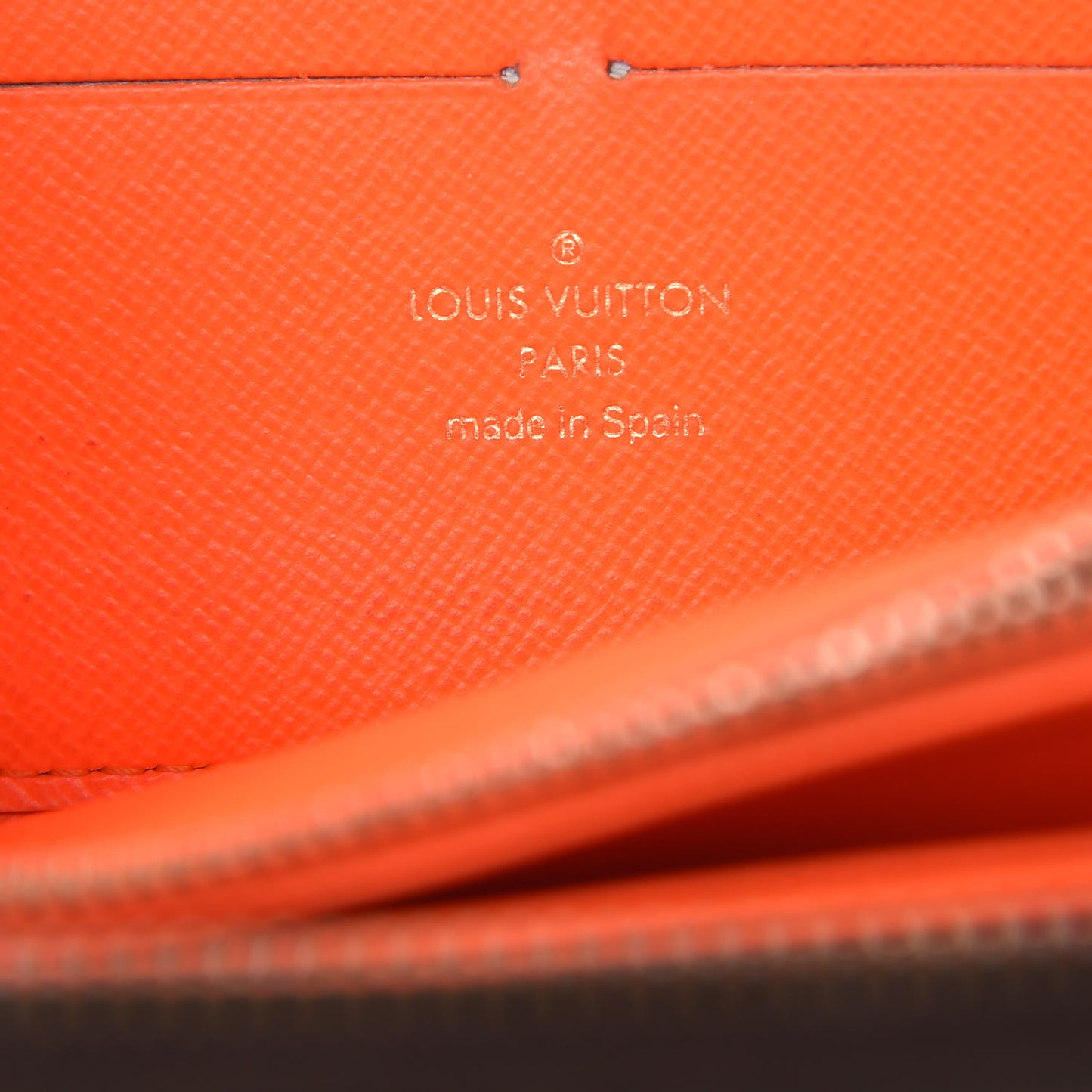 Monogram Graffiti Zippy Wallet Orange