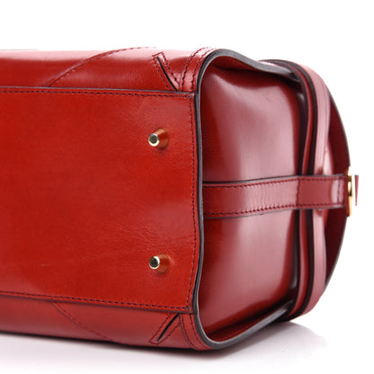 Burberry Bridle Calfskin Medium Alchester Bowling Bag Red 7 of 11