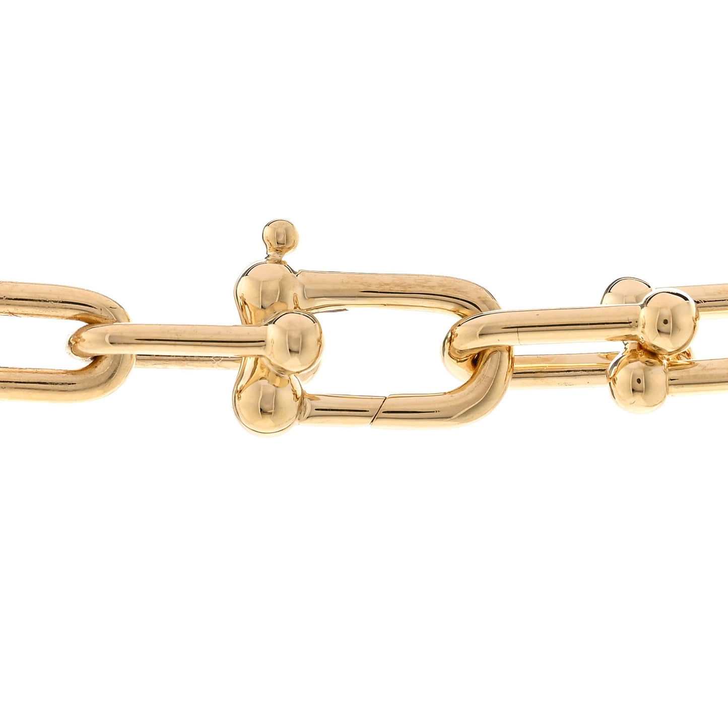 18K Yellow Gold Hardwear Graduated Link Necklace