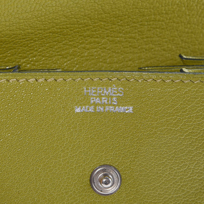 Hermes Chevre Mysore 24 Change Purse Vert Anis 8 of 12