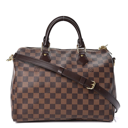 Louis Vuitton Damier Ebene Speedy Bandouliere 30 1 of 9