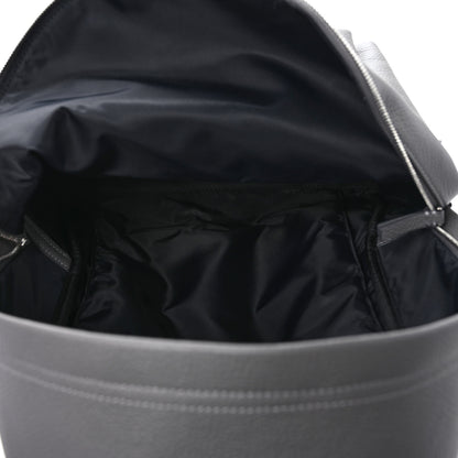 Burberry Calfskin Logo Embossed Backpack Charcoal Grey 5 of 10