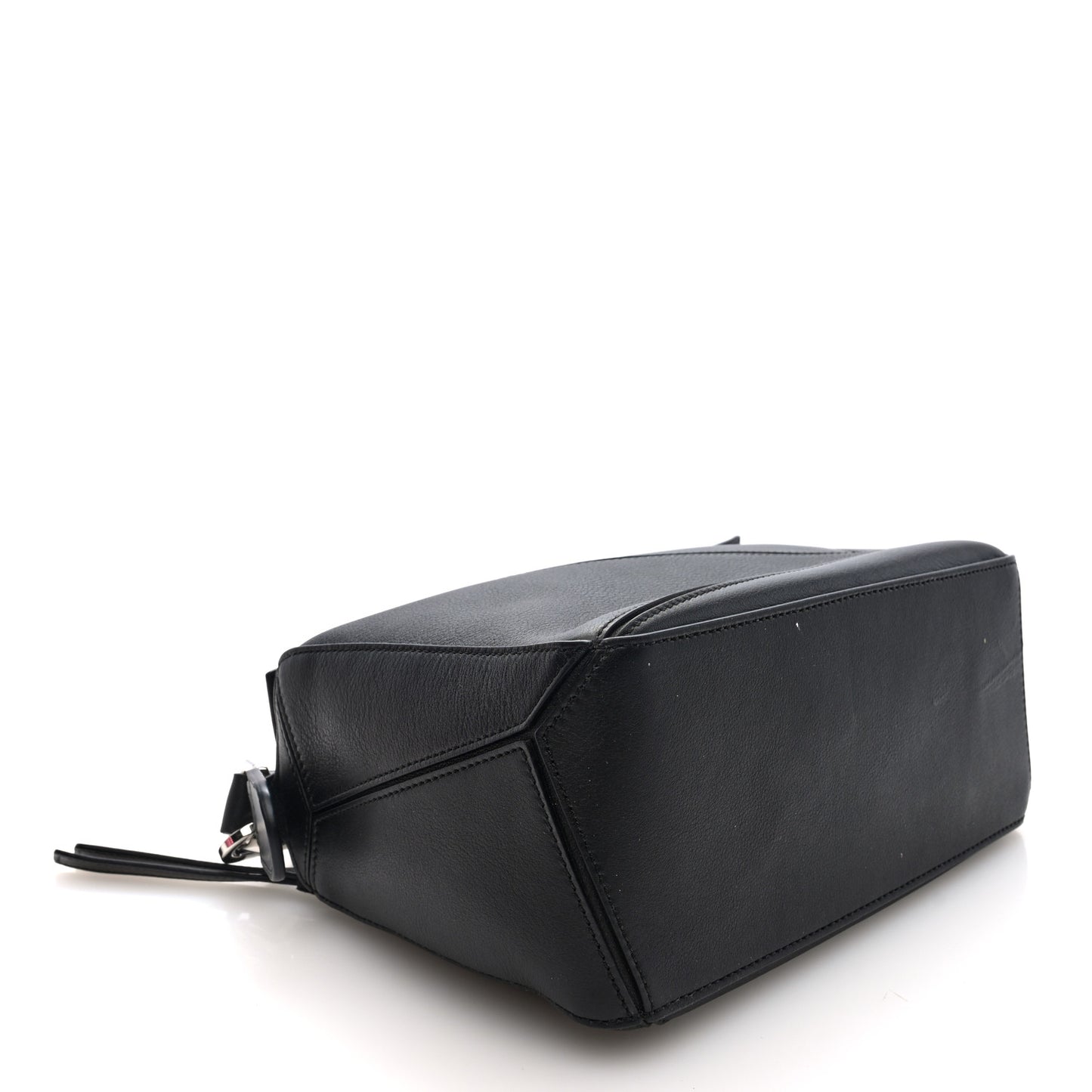Calfskin Small Puzzle Bag Black