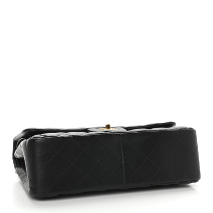 Chanel Lambskin Quilted Jumbo Double Flap Black 4 of 9