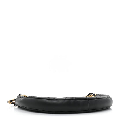 Chanel Lambskin Quilted All About Chains Hobo Black 4 of 9