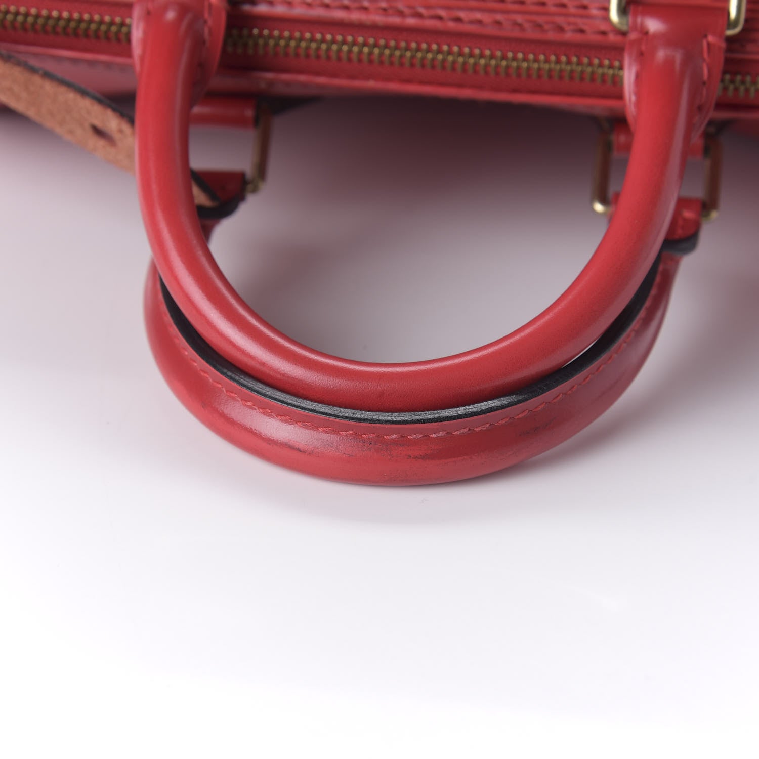 Louis Vuitton Epi Speedy 25 Castillan Red 11 of 11