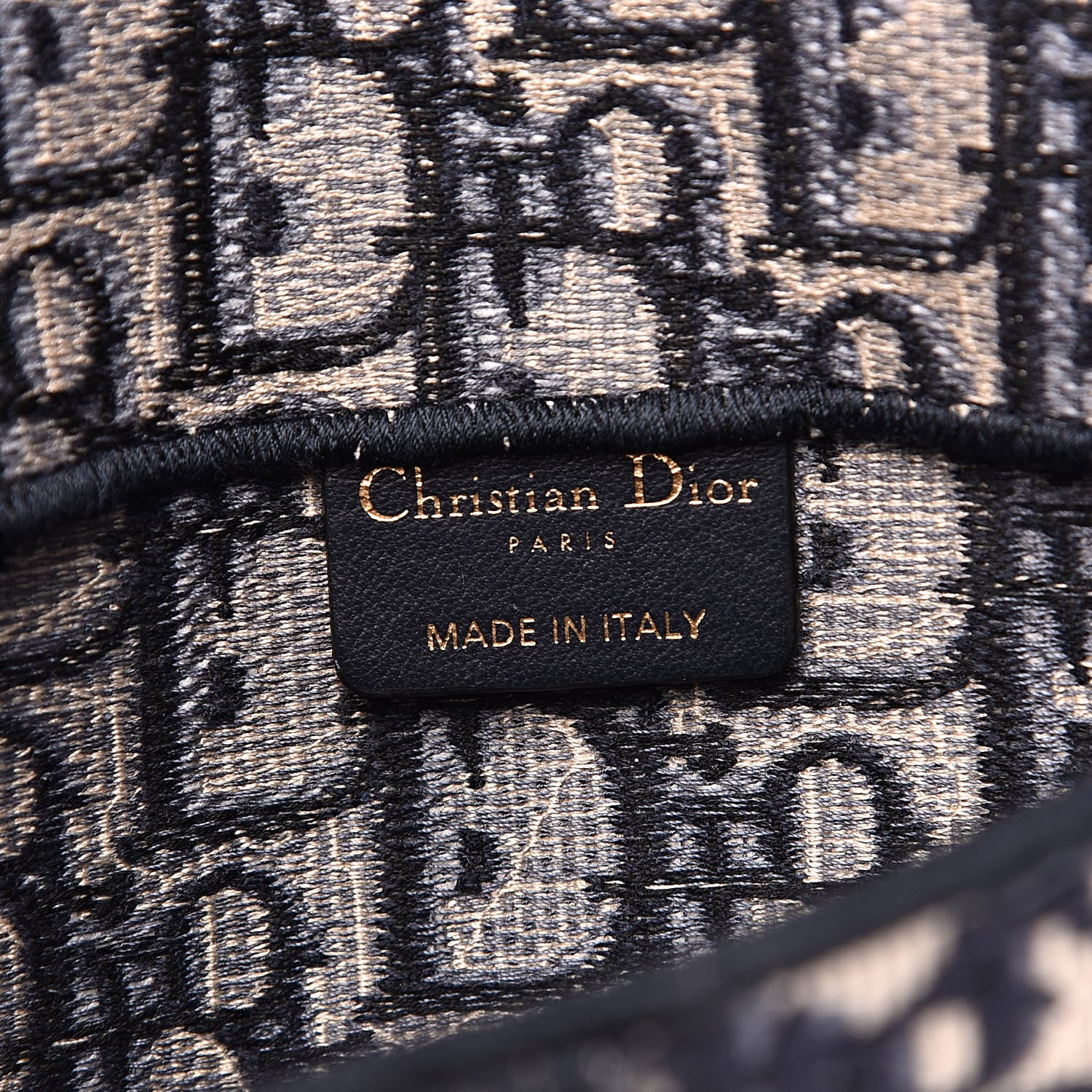Christian Dior Oblique Slim Saddle Pouch Blue 6 of 9