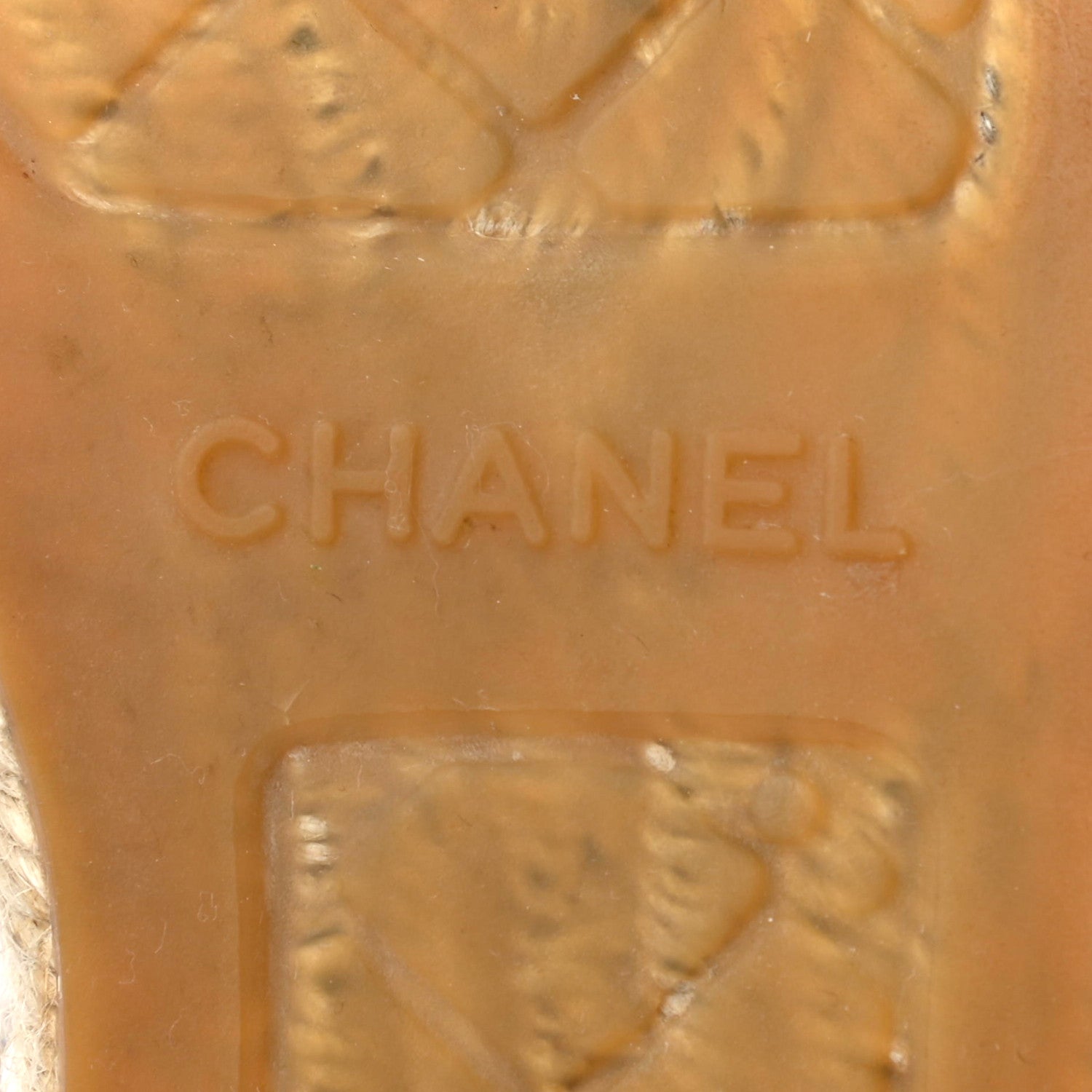 Chanel Lambskin CC Espadrilles 37 White Black 8 of 11