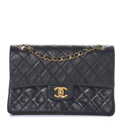 Chanel Lambskin Quilted Small Double Flap Black 1 of 13
