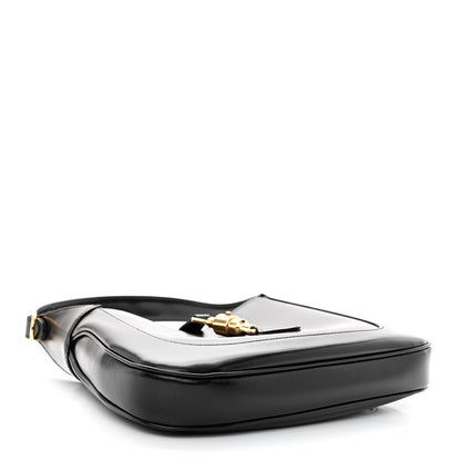 Gucci Boarded Dyana Lux Calfskin Small Jackie 1961 Hobo Black 4 of 11