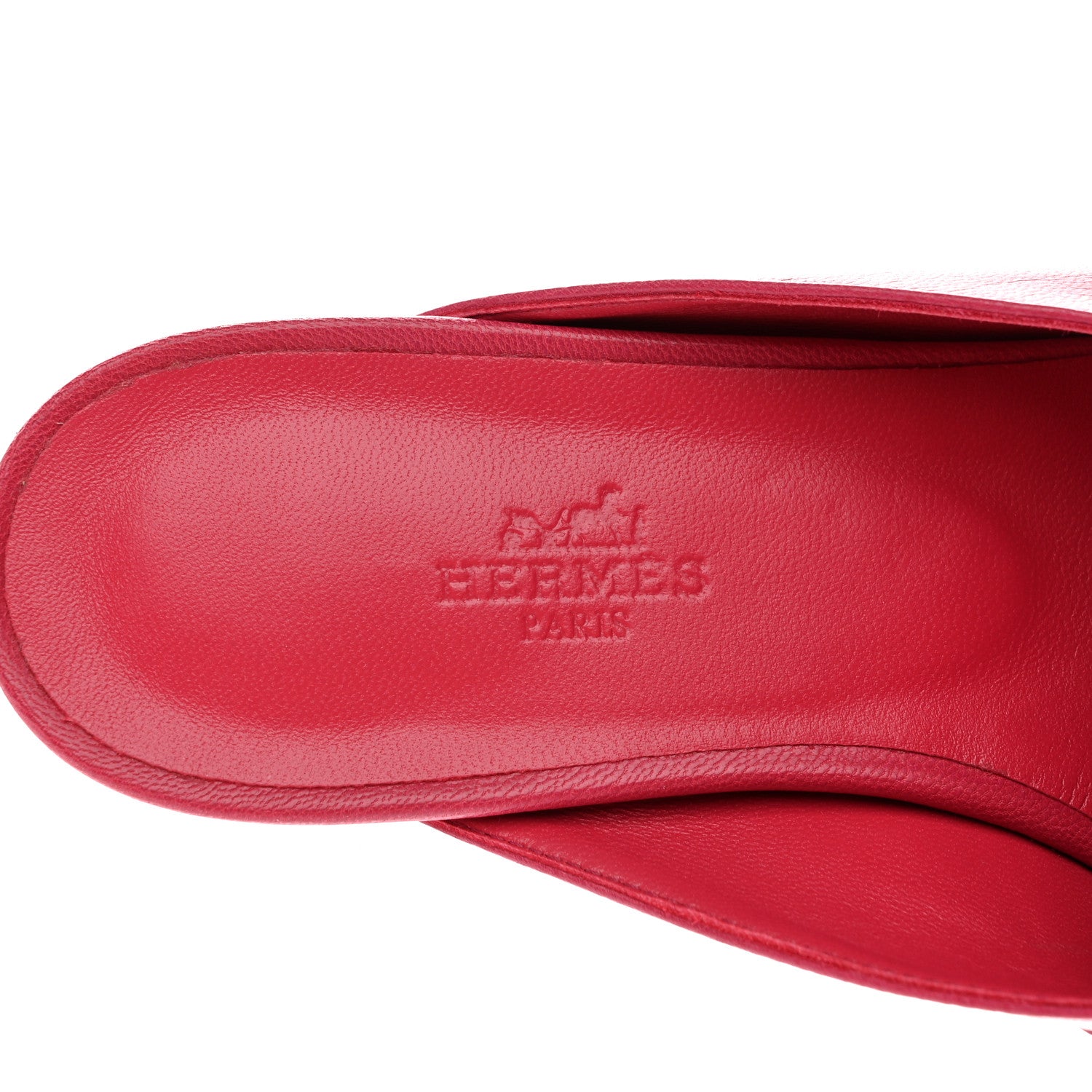 Hermes Goatskin Oz Mules 37 Rose Framboise 7 of 9