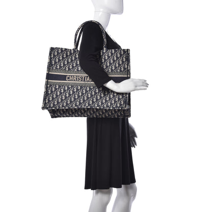 Christian Dior Oblique Book Tote Blue Multicolor 2 of 9