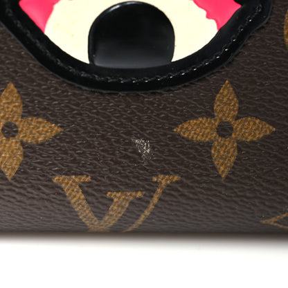 Louis Vuitton Monogram Kabuki Chain Wallet Black 12 of 12