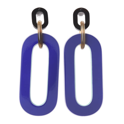 Hermes Buffalo Horn Drop Earrings Multicolor 1 of 4