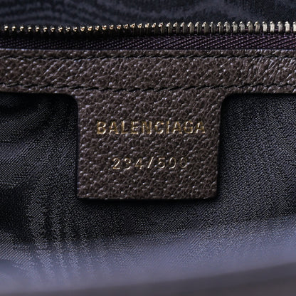 Gucci X BALENCIAGA BB Supreme Monogram Web Graffiti Large Ophidia Shopping Tote Beige New Acero 8 of 10