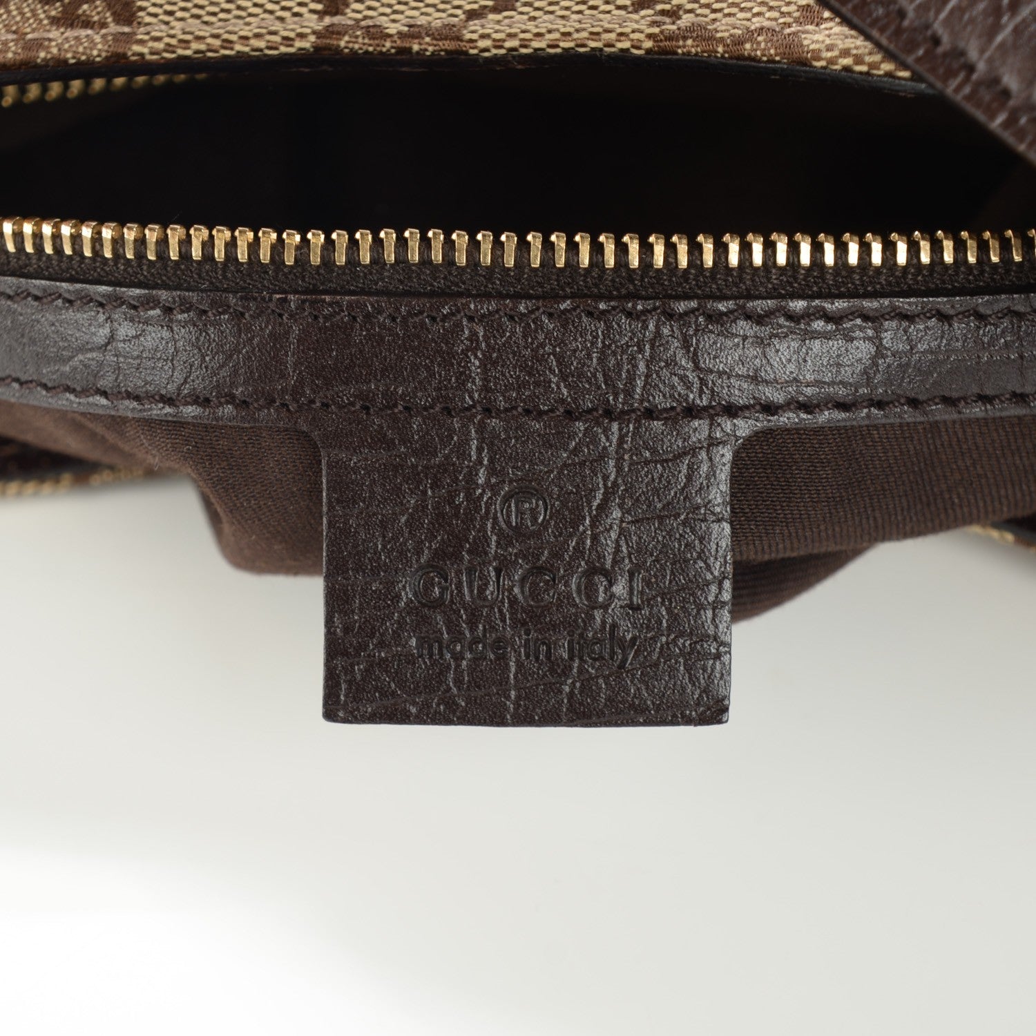 Gucci Monogram Hasler Hobo Dark Brown 5 of 7