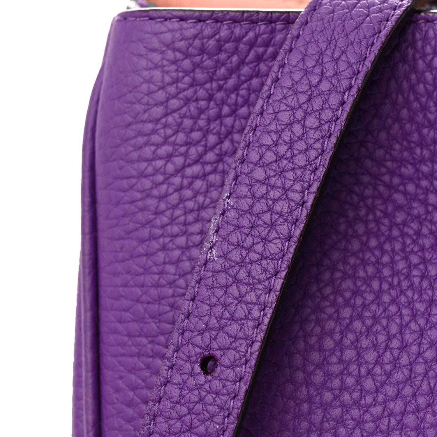 Christian Dior Bullcalf Medium Diorissimo Tote Purple 12 of 12