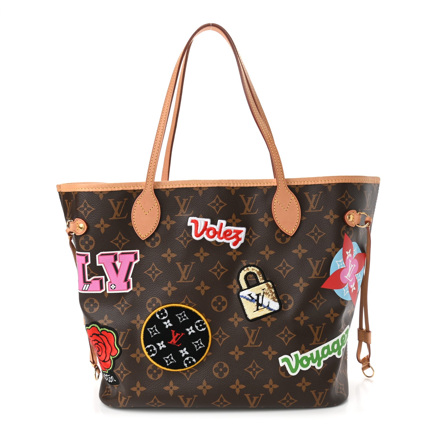 Louis Vuitton Monogram Travel Stickers Neverfull MM 3 of 10