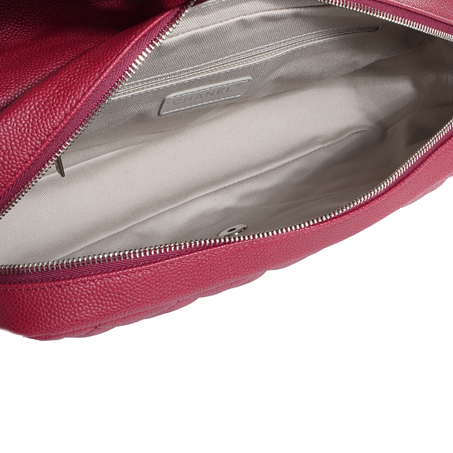 Chanel Caviar Quilted Jumbo Easy Flap Dark Red 5 of 8