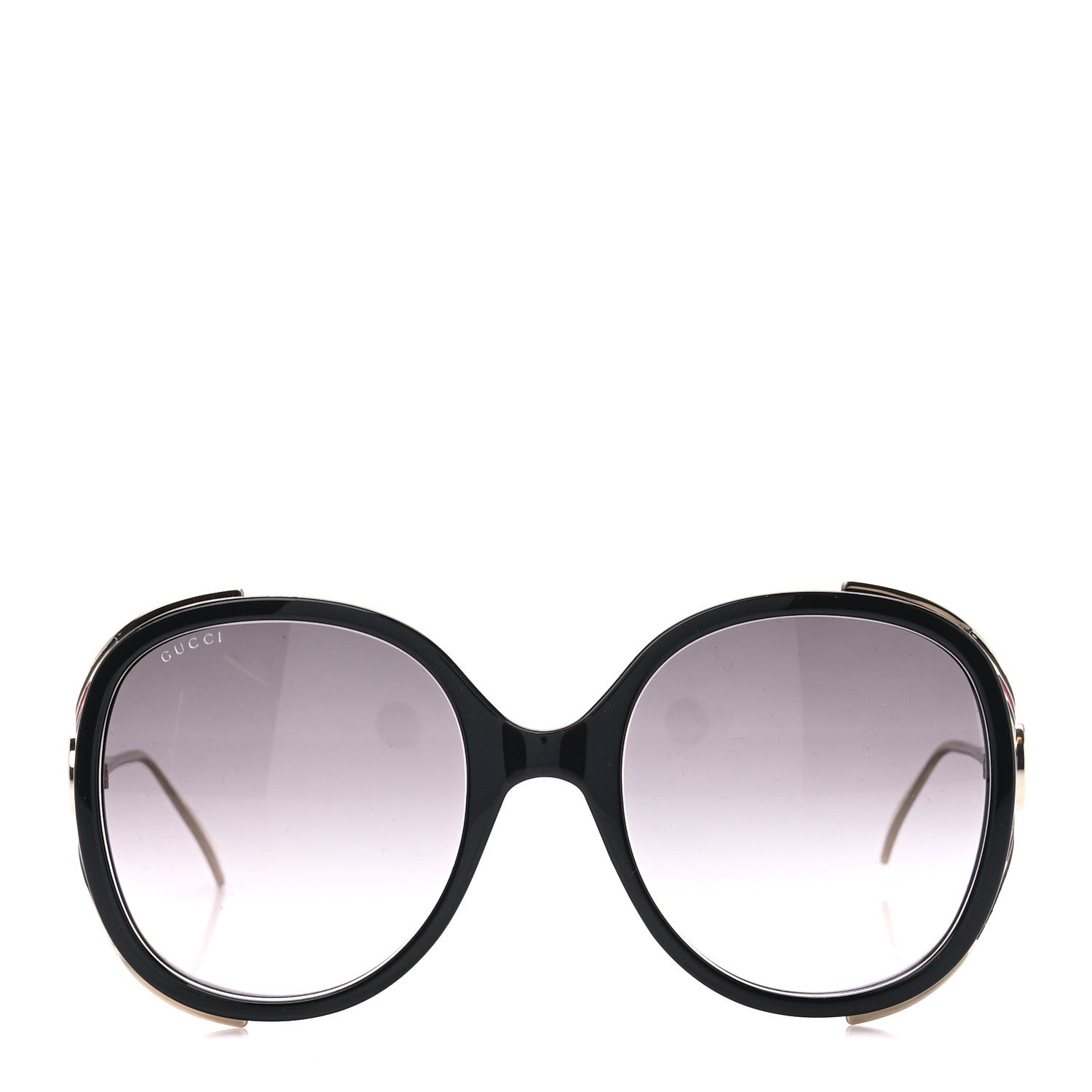 Gucci Round Frame Injected GG0226S Sunglasses Black 2 of 8