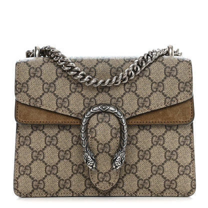 Gucci GG Supreme Monogram Mini Dionysus Shoulder Bag Taupe 1 of 13
