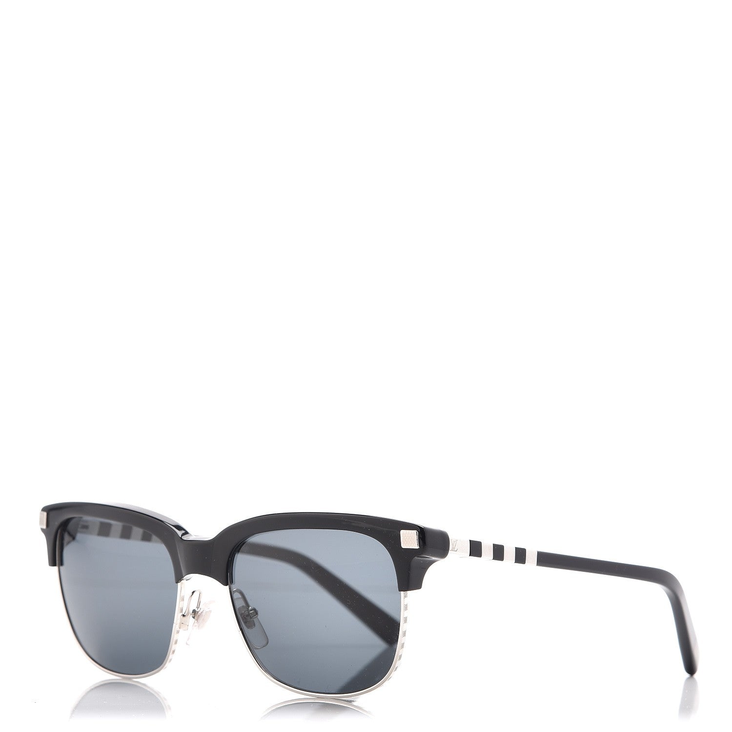 Louis Vuitton Conviction Sunglasses Z0710U Black Silver 1 of 7