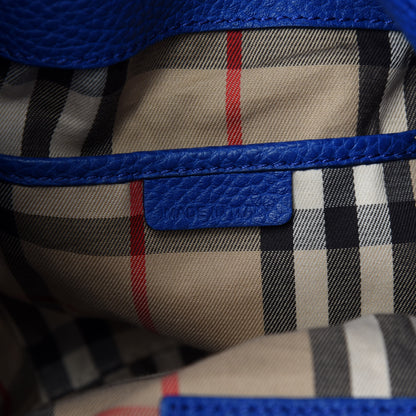 Burberry Grainy Calfskin Medium Baynard Tote Brilliant Blue 6 of 9