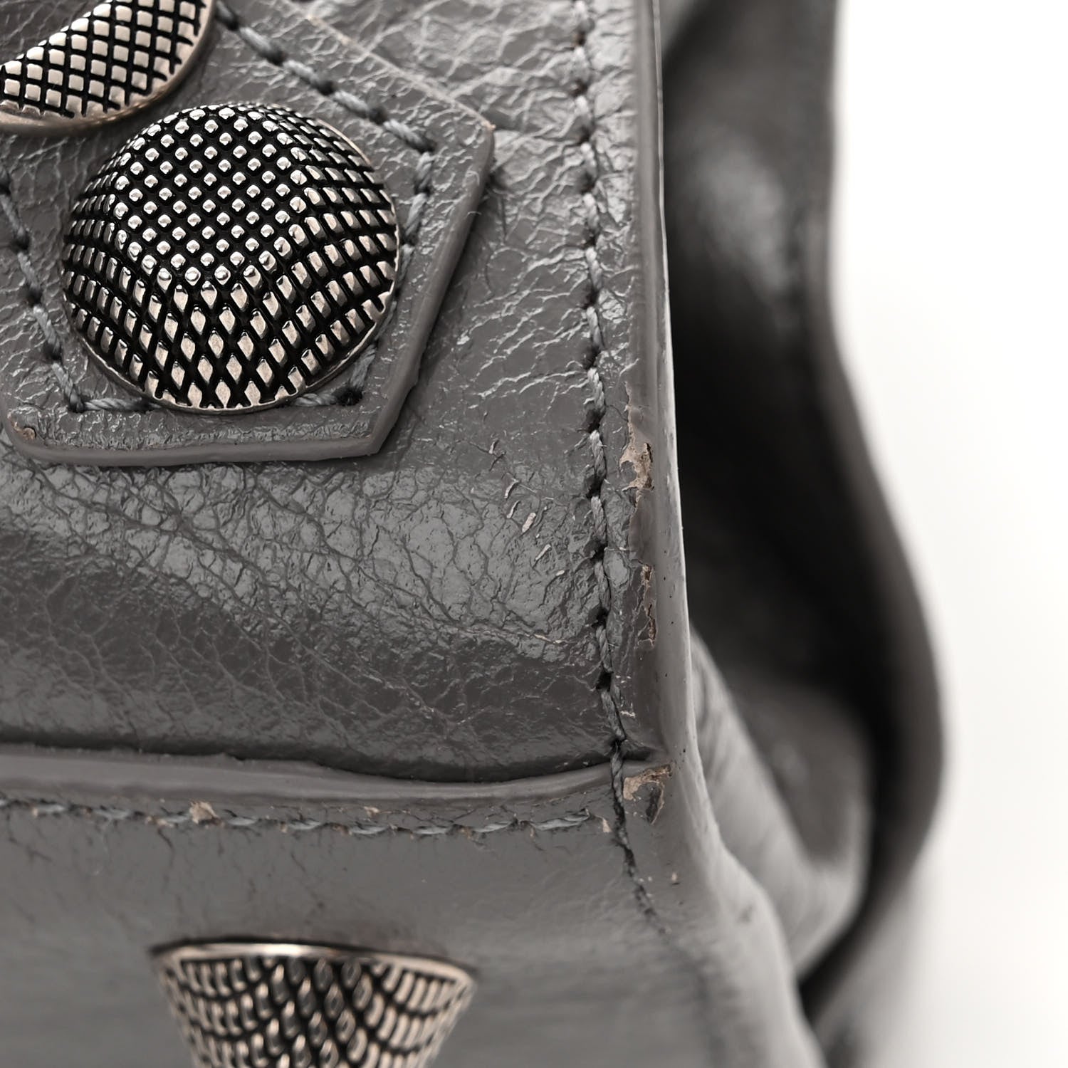 Balenciaga Agneau Arena Neo Cagole City Handbag Dark Grey 12 of 12