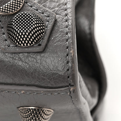 Balenciaga Agneau Arena Neo Cagole City Handbag Dark Grey 12 of 12