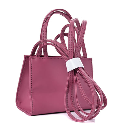 Telfar Vegan Leather Small Shopping Bag Corned Beef 2 of 11