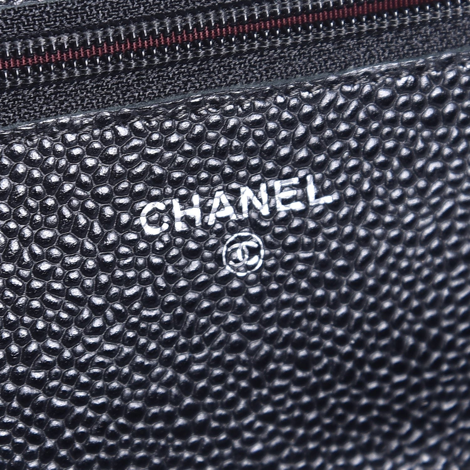 Chanel Caviar Quilted Wallet On Chain WOC Black 6 of 9