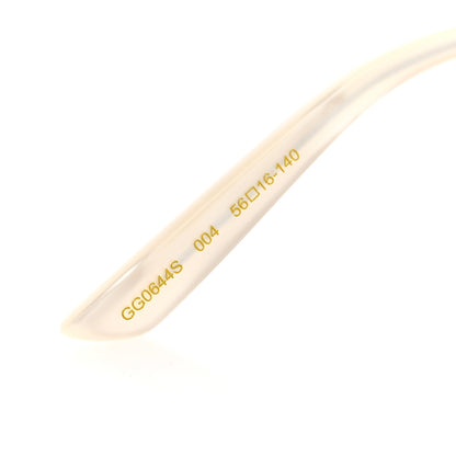 Gucci Crystal Metal Sunglasses GG0644S Gold Silver 6 of 8