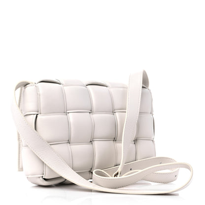 Bottega Veneta Nappa Maxi Intreccio Padded Cassette Crossbody Bag Chalk 3 of 8