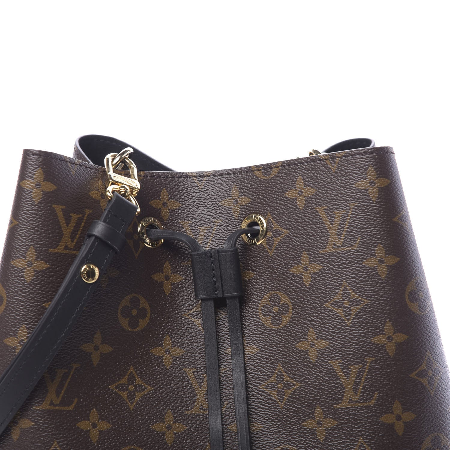 Louis Vuitton Monogram Neonoe MM Black 7 of 10