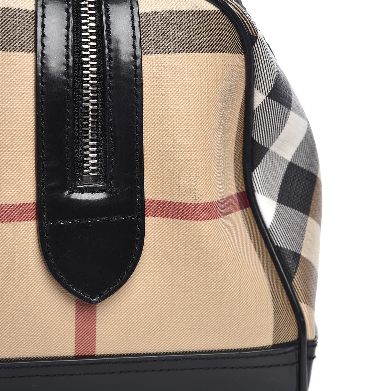 Burberry Nova Check Bowling Bag Black 13 of 13