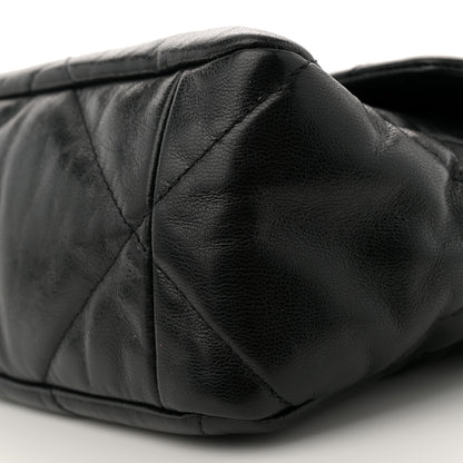 Chanel Goatskin Quilted Large Chanel 19 Flap Black 10 of 11
