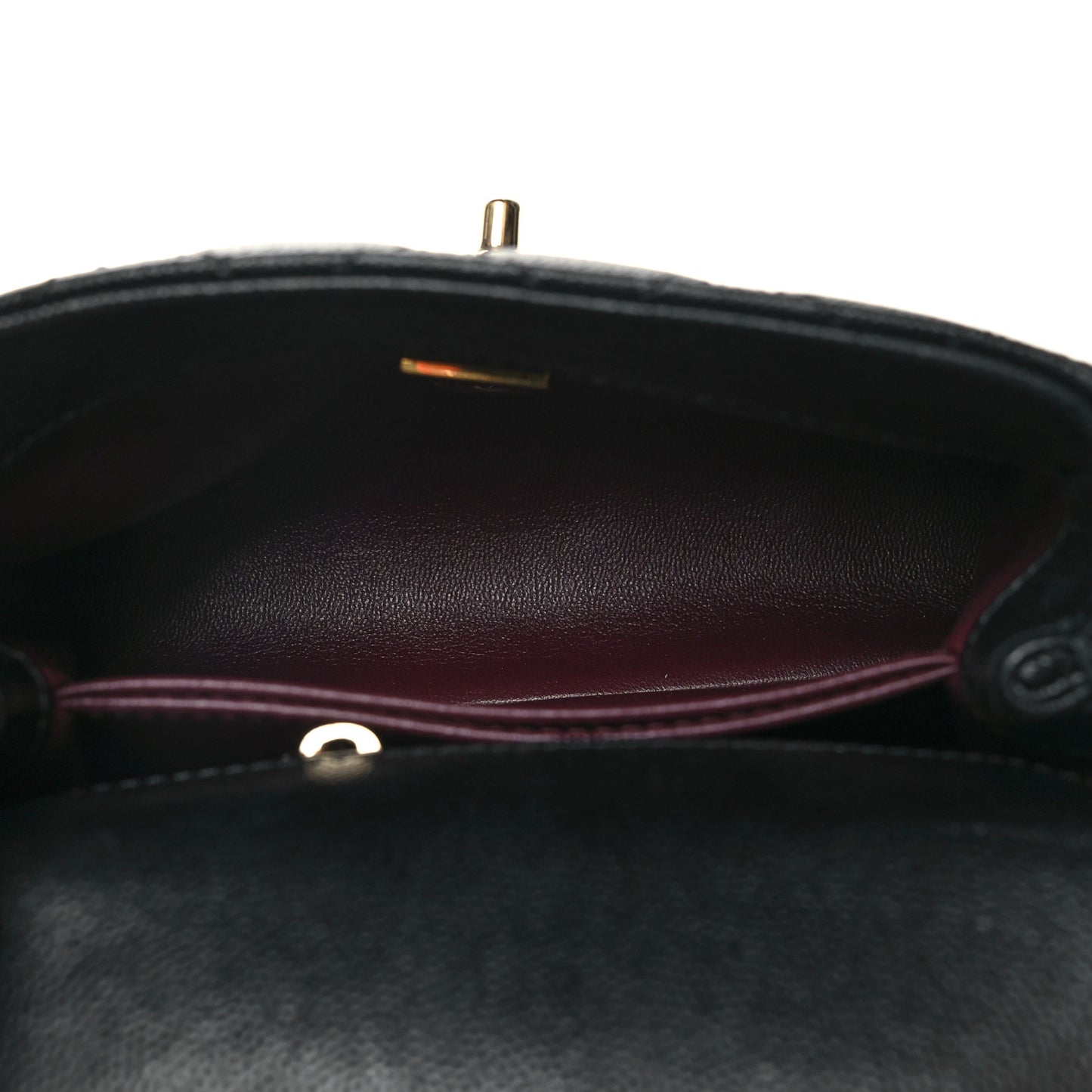 Caviar Quilted Extra Mini Coco Handle Flap Black