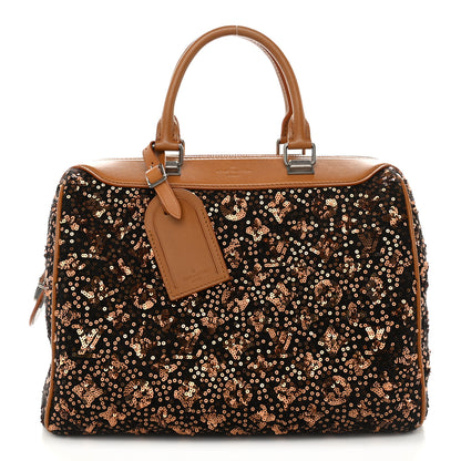 Louis Vuitton Sequin Monogram Sunshine Express Speedy Gold 1 of 9
