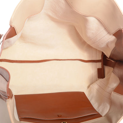 Chloe Calfskin Medium Alison East West Tote Husky White Tan 5 of 8