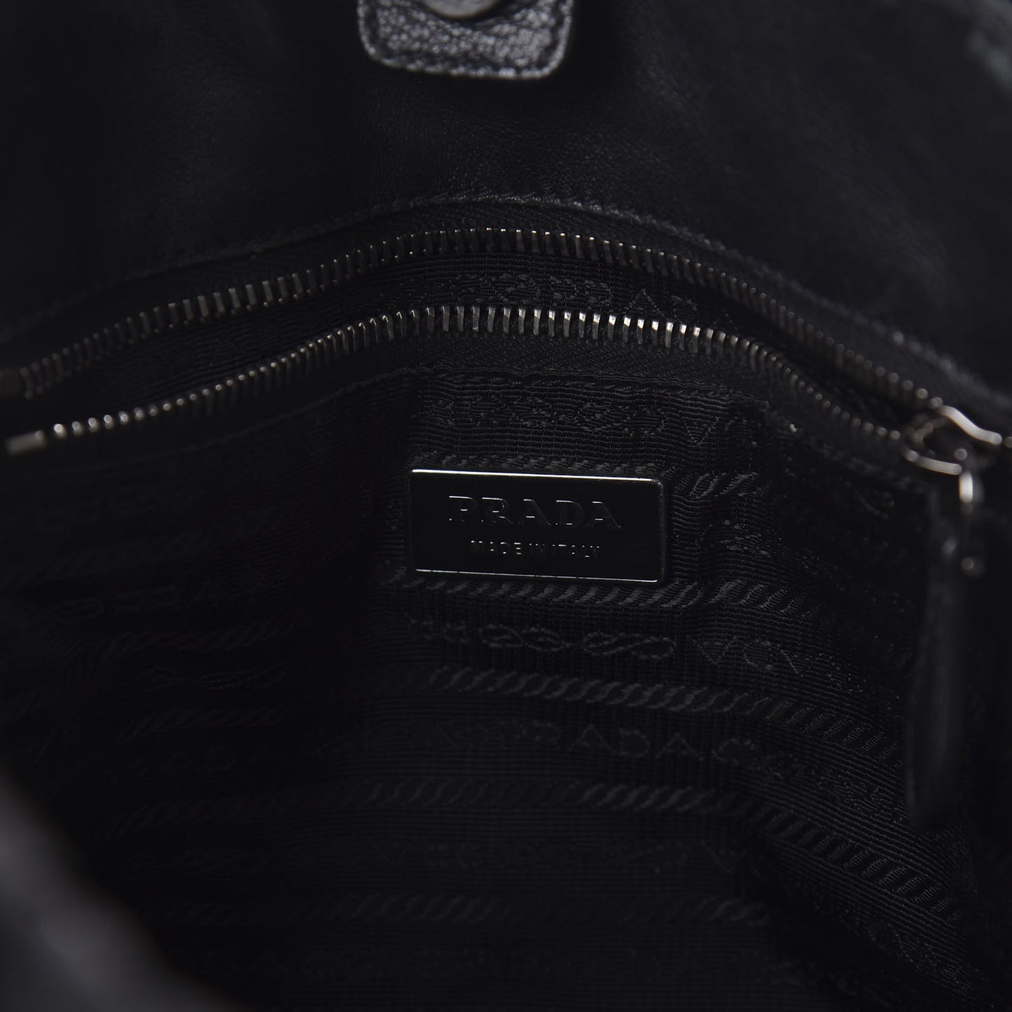 Tessuto Nylon Gaufre Tote Black