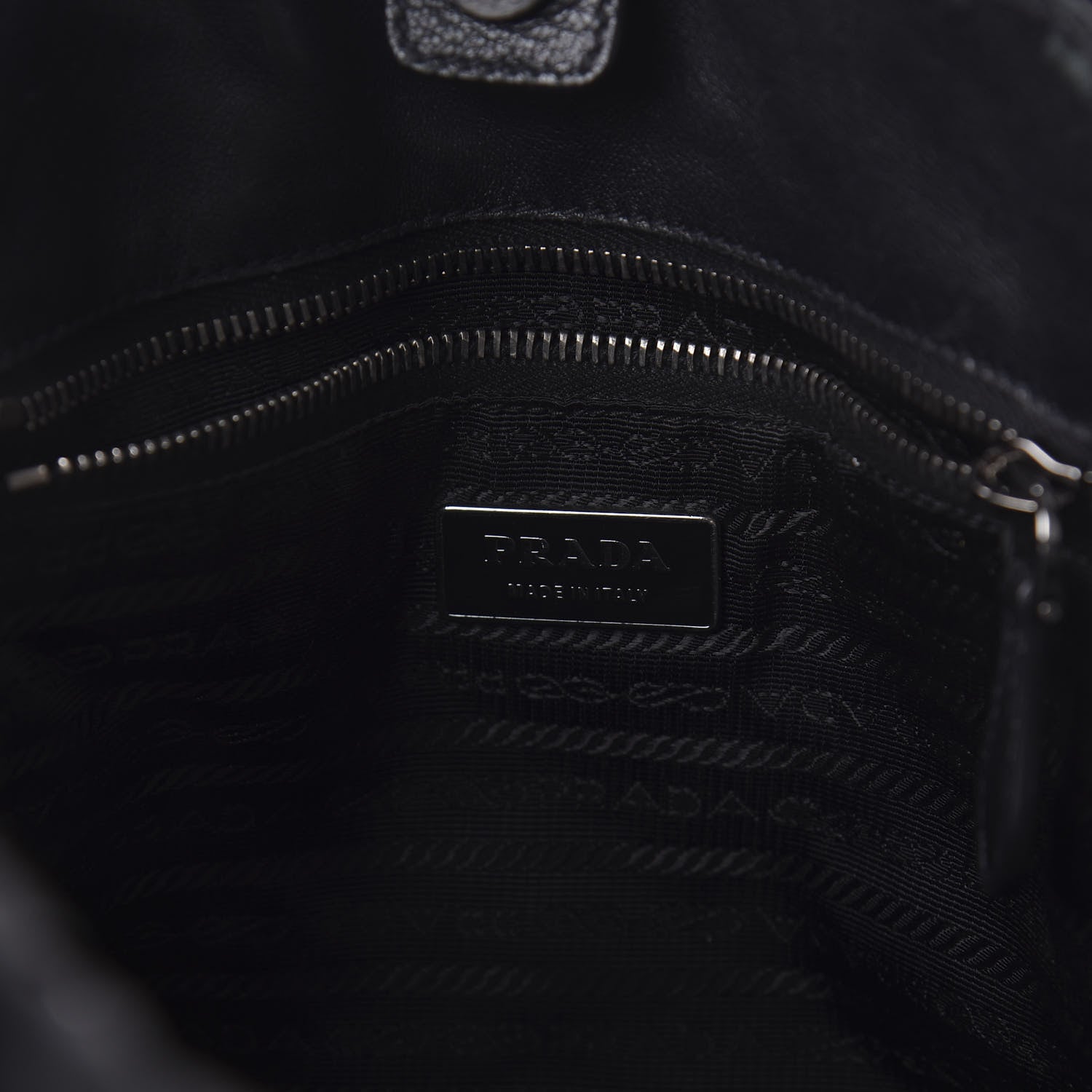 Prada Tessuto Nylon Gaufre Tote Black 8 of 13