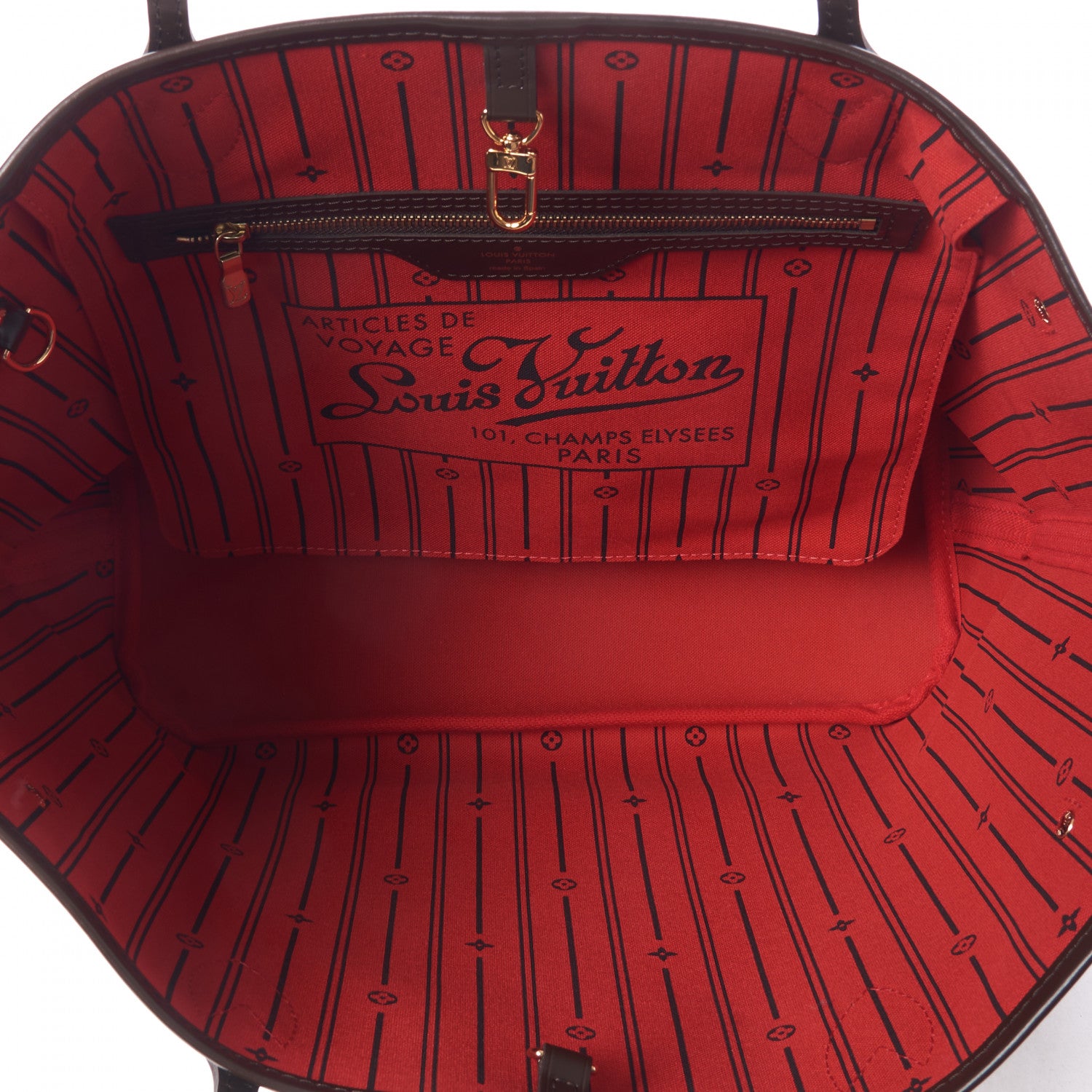 Louis Vuitton Damier Ebene Neo Neverfull MM 7 of 9