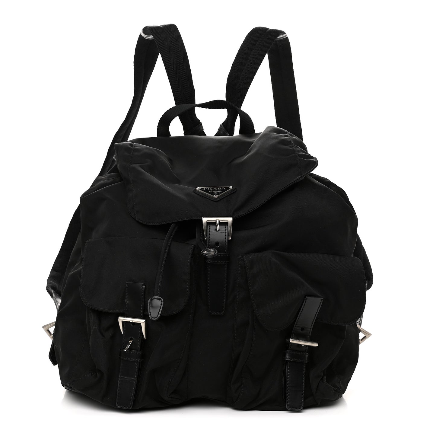 Nylon Vela Medium Backpack Black
