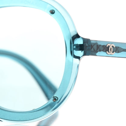 Chanel Acetate Round CC Sunglasses 71199 Light Blue 5 of 8