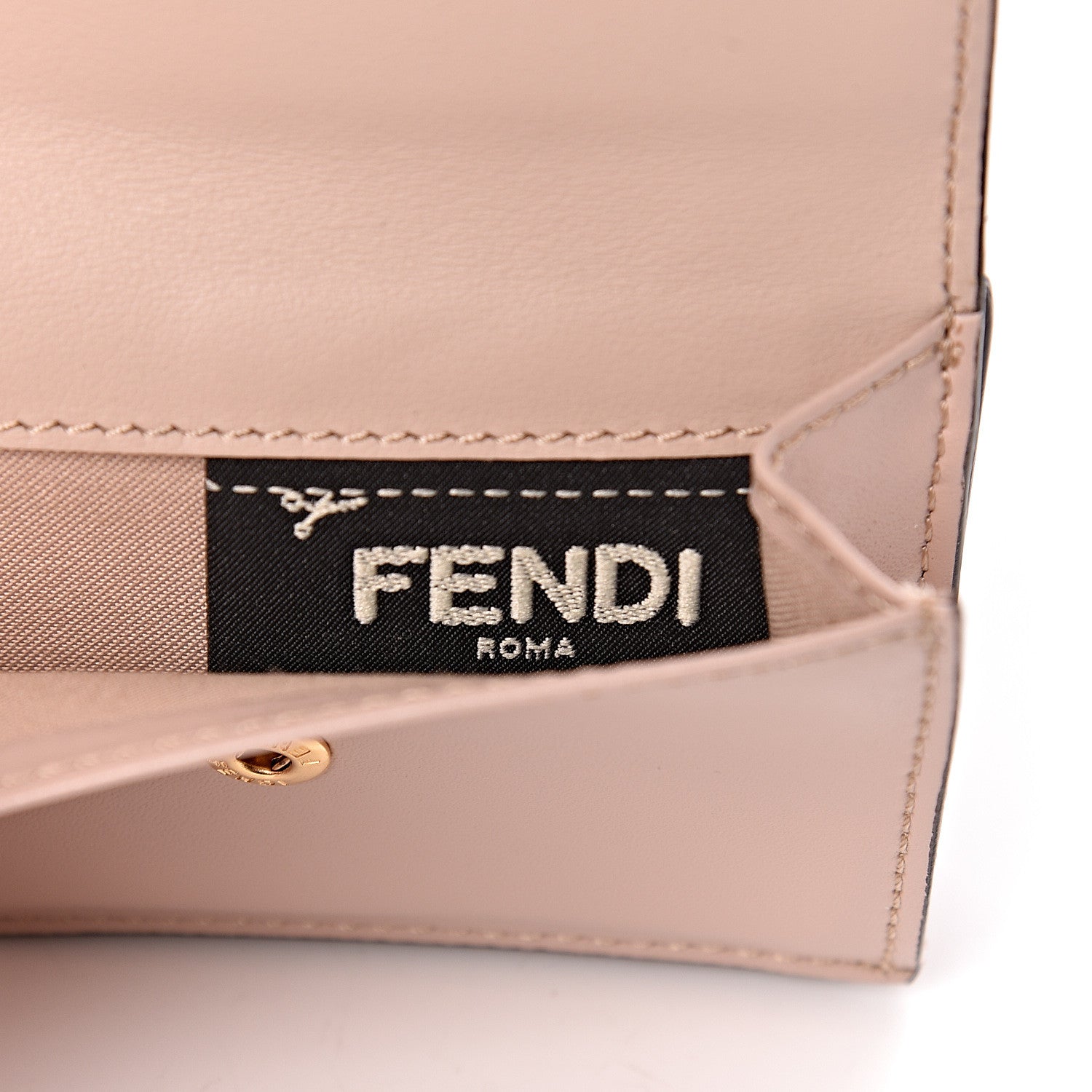 Fendi Vitello Liberty Lucido F is Fendi Micro Tri-Fold Envelope Wallet Soap 7 of 7