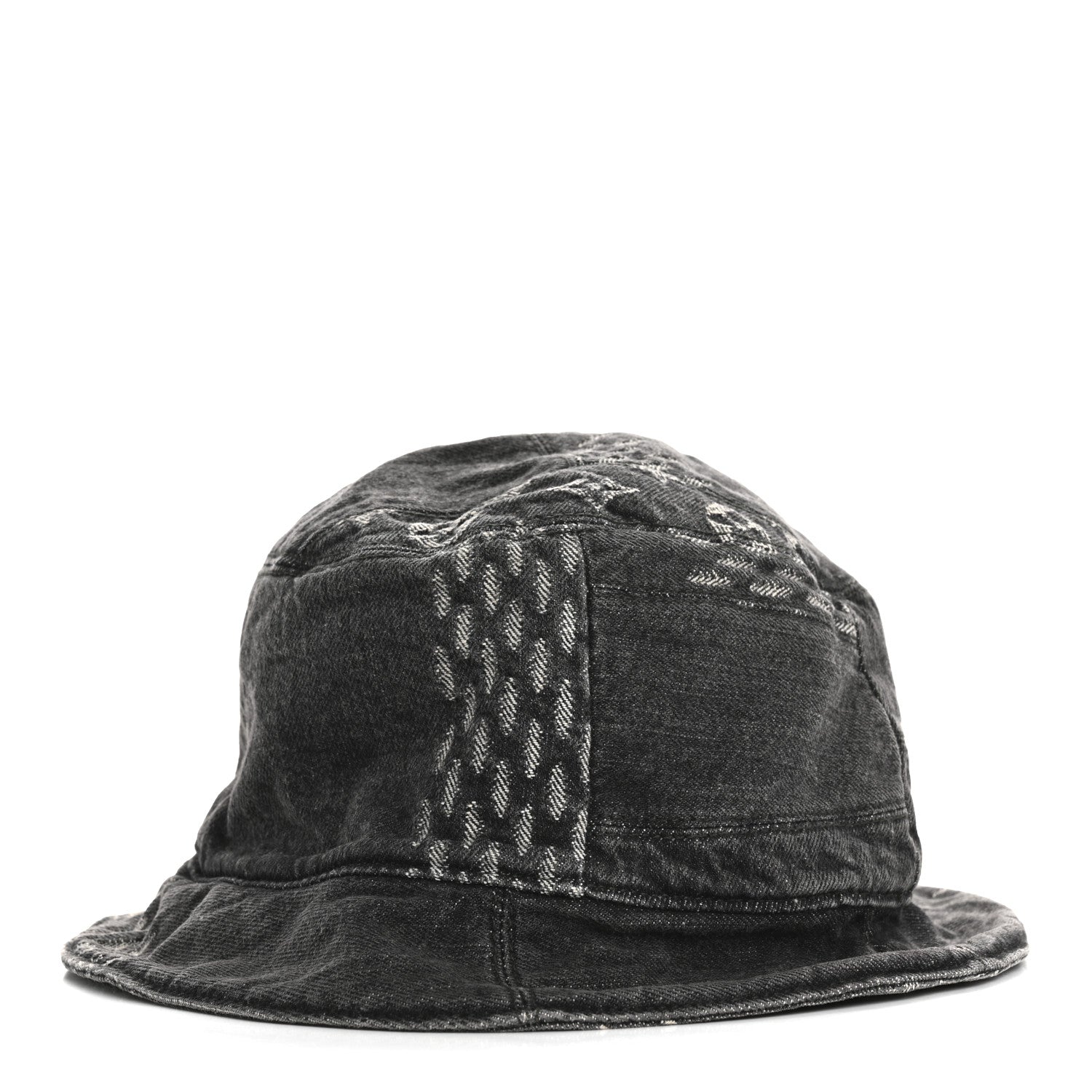 Louis Vuitton x NIGO Monogram Giant Denim Giant Damier Wave Sun Hat 60 Gray 1 of 11